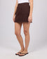 All About Eve Becca Mini Denim Skirt Brown | Women's Clothing | Gretel Lane