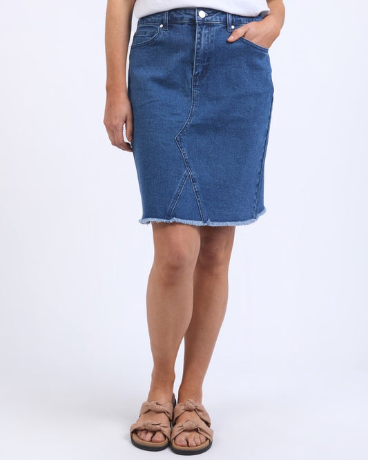 Belle Skirt (Mid Blue)