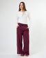 Stella + Gemma Bexley Drawstring Pant in Wine | Women's Clothing | Gretel Lane