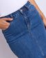Foxwood Bower Knee-length Denim Skirt Mid Blue | Women's Clothing | Gretel Lane
