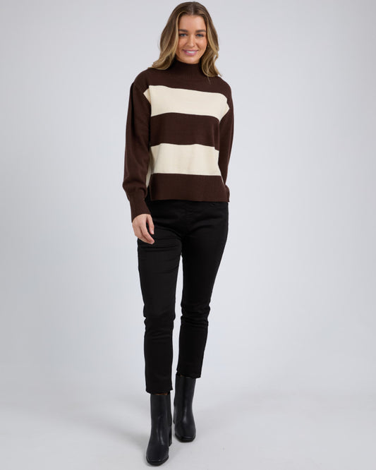 Canterbury Knit (Coffee Quartz & Vintage White)