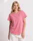 Classic Stripe Tee (Pink/Red Stripe)