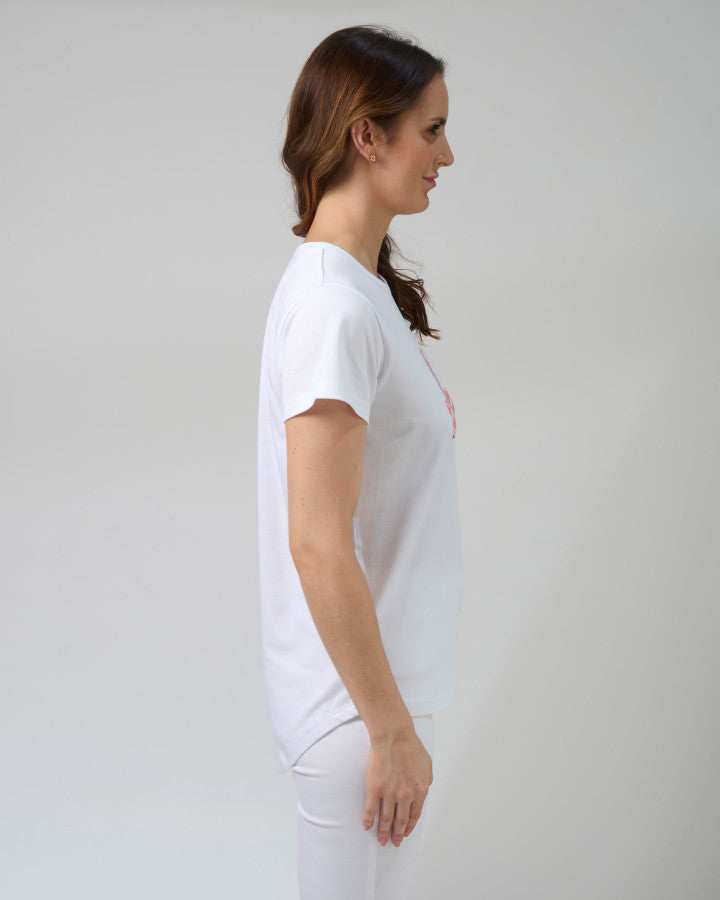 Classic Tee (White Strawberry Scoop)