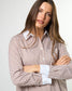 Stella + Gemma Connery Button Through Stripe Shirt in Boardroom Browns | Women's Shirts | Gretel Lane