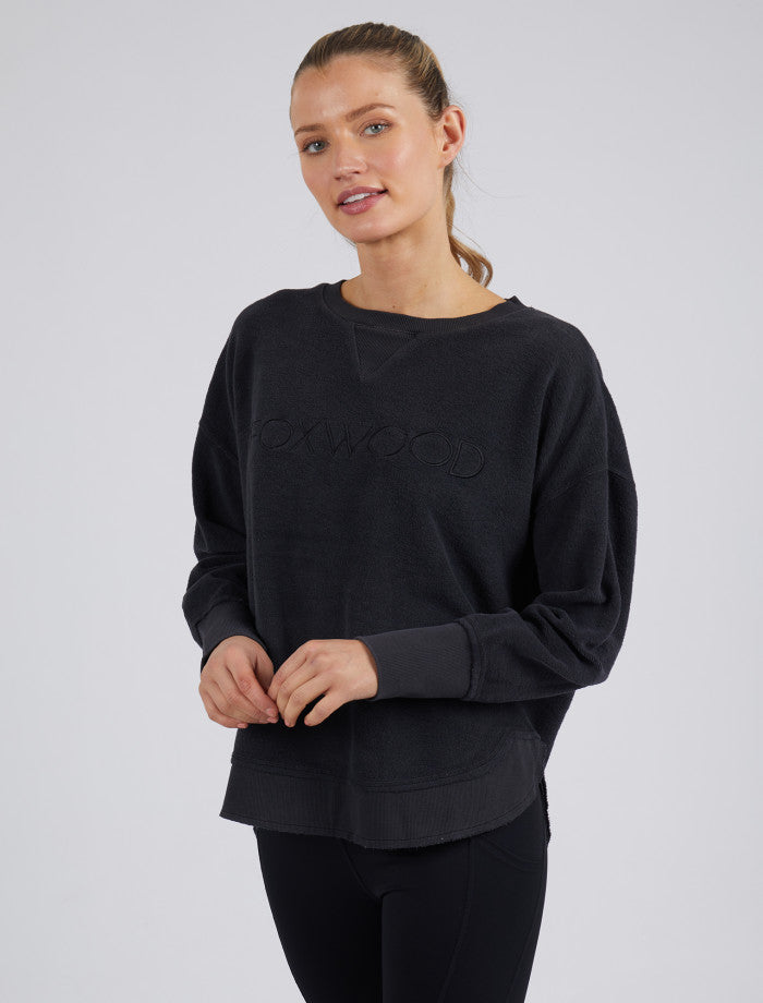 Cozy Simplified Crew (Washed Black)