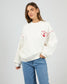 All About Eve Dolce Boxy Cotton Crew Jumper in Vintage White | Women's Clothing | Gretel Lane