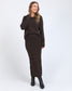 Elka Knit Skirt (Coffee Bean)