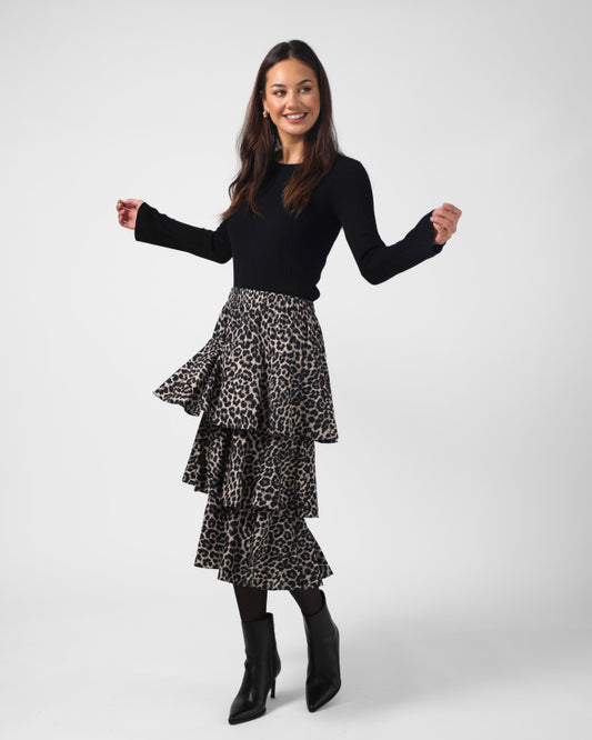 Ellie Skirt (Leopard)