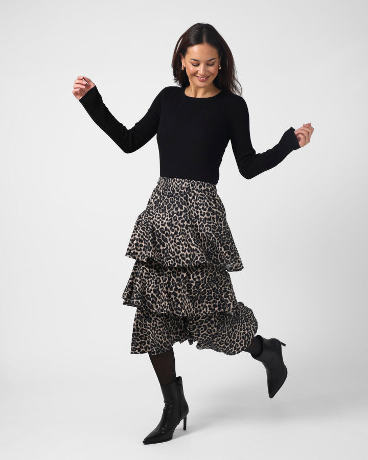 Ellie Skirt (Leopard)