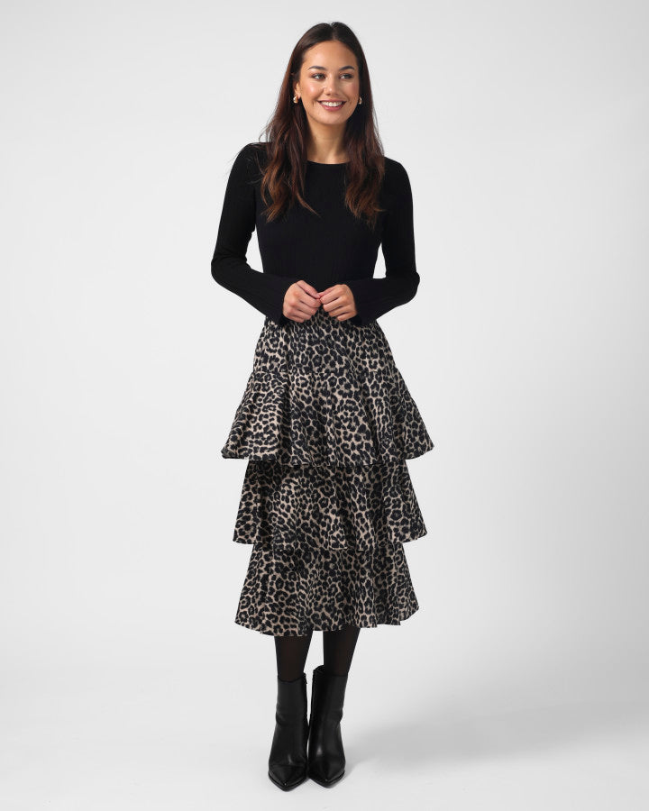 Ellie Skirt (Leopard)