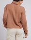 Elodie Roll Neck Knit (Tan)