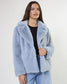 Stella + Gemma Elsa Faux Fur Jacket in Frosted Sky | Women's Jackets | Gretel Lane