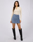 Emma Cord Skirt (Light Blue)