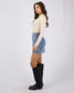 Emma Cord Skirt (Light Blue)