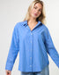 Stella + Gemma Everyday Cotton Button Through Shirt in Skyline Stripe | Women's Clothing | Gretel Lane