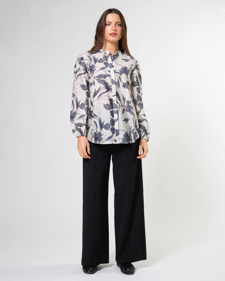 Stella + Gemma Faye Button Through Blouse in Moonlit Stem | Women's Clothing | Gretel Lane