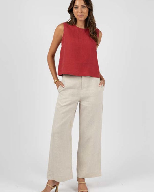 Fleetwood Linen Pant (Natural)