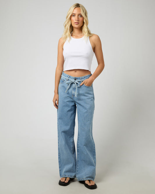 Gia High Rise Baggy (Light Blue)