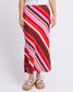 Guava Stripe Skirt