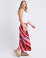 Guava Stripe Skirt