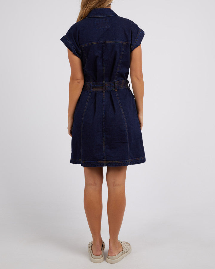 Heidi Dress (Dark Blue Denim)