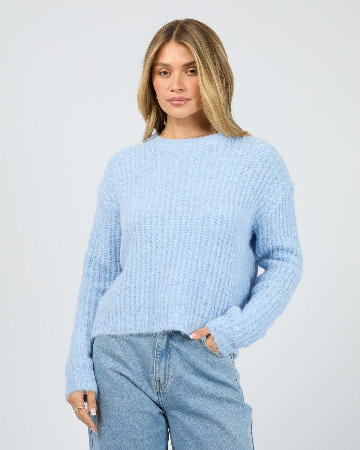 All About Eve Ivy Knit Jumper in Ocean Blue | Women's Clothing | Gretel Lane