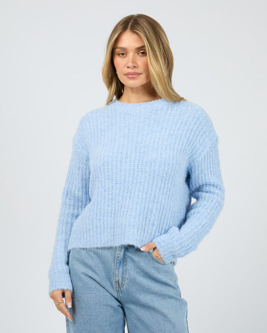 All About Eve Ivy Knit Jumper in Ocean Blue | Women's Clothing | Gretel Lane