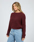 All About Eve Ivy Knit Jumper in Wine | Women's Clothing | Gretel Lane