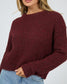 All About Eve Ivy Knit Jumper in Wine | Women's Clothing | Gretel Lane
