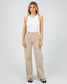 All About Eve Jacqui Wide Leg Denim Jean in Beige | Women's Clothing | Gretel Lane