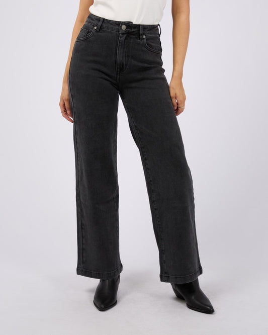 Jacqui Wide Leg (Washed Black)