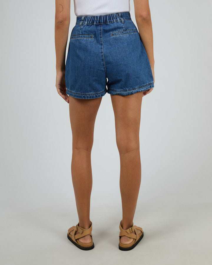 All About Eve Josie High Rise Denim Short Heritage Blue | Women's Shorts | Gretel Lane