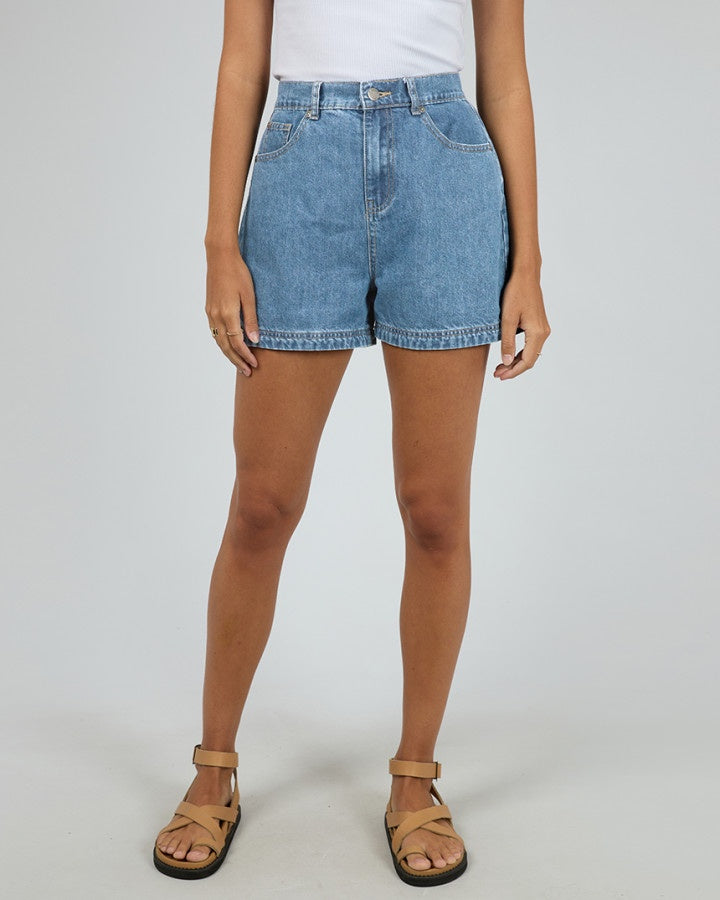 All About Eve Josie High Rise Denim Short Light Blue | Women's Clothing | Gretel Lane