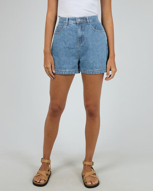 All About Eve Josie High Rise Denim Short Light Blue | Women's Clothing | Gretel Lane