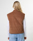 Stella + Gemma Kenzie Corduroy Puffer Vest in Ginger | Women's Vests | Gretel Lane