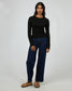 Kylie Long Sleeve Top (Black)