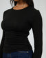 Kylie Long Sleeve Top (Black)