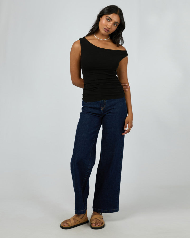 Kylie Off Shoulder Top (Black)