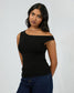 Kylie Off Shoulder Top (Black)