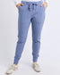 Foxwood Women's Light Blue Cotton Track Lazy Days Pant | Gretel Lane