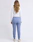 Foxwood Women's Light Blue Cotton Track Lazy Days Pant | Gretel Lane