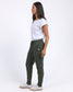 Foxwood Women's Khaki Cotton Lazy Days Track Pant | Gretel Lane