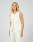 All About Eve Lena Denim Vest Top Vintage White | Women's Clothing | Gretel Lane