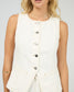 All About Eve Lena Denim Vest Top Vintage White | Women's Clothing | Gretel Lane