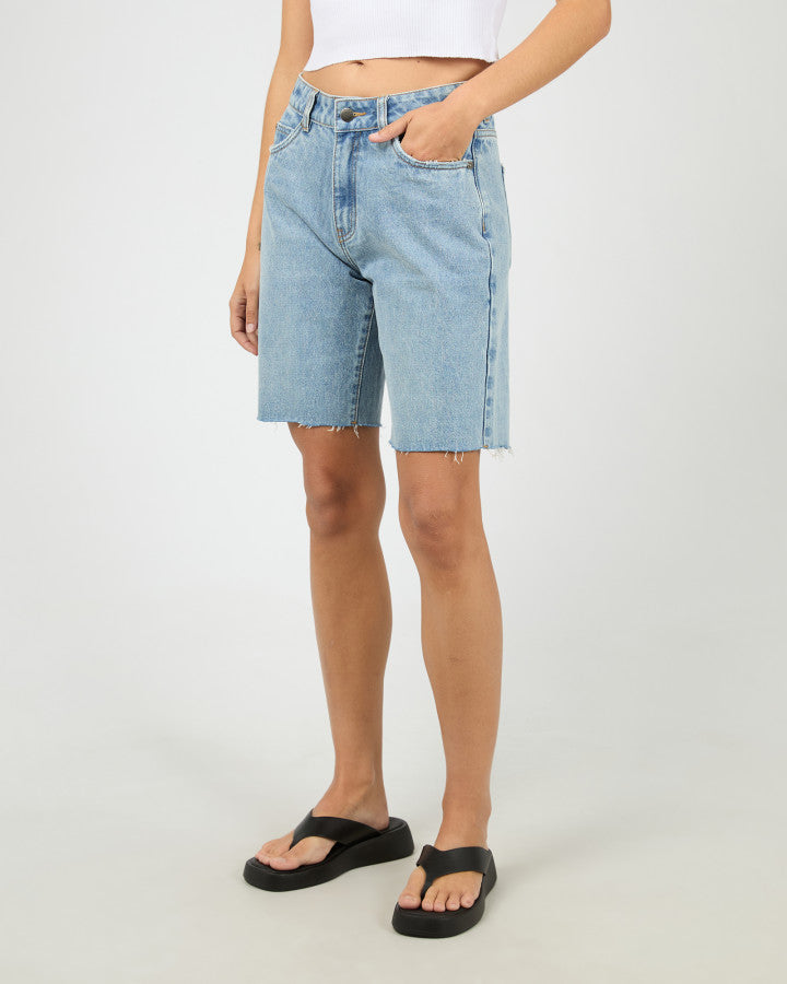 Lexie Denim Jort (Light Blue)