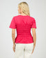 Lipa Ruched Top (Red)