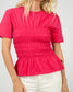 Lipa Ruched Top (Red)