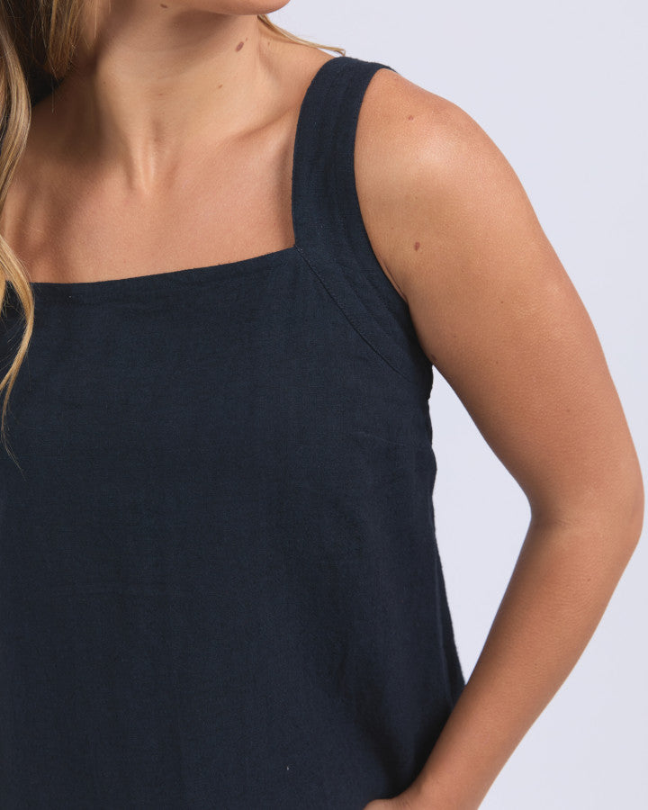 Lourdes Top (Navy)