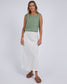 Lyon Slip Skirt (Vintage White)