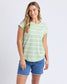 Manly Stripe Tee (Mint)